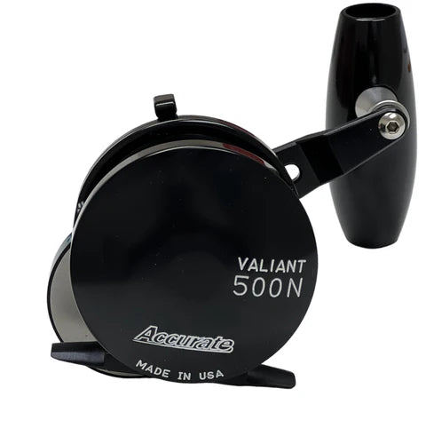 Slow Pitch Jigging Reel - Accurate - Valiant 500N SPJ Custom Black