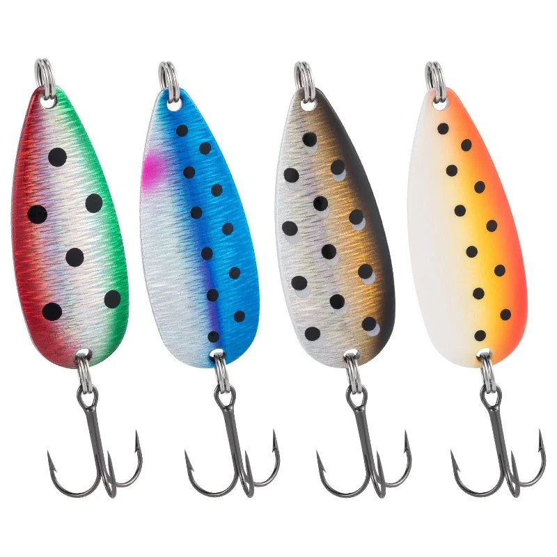 Dr.Fish Colorful Hard Casting Spoon Fishing Lure Kit 1/4-1/2oz