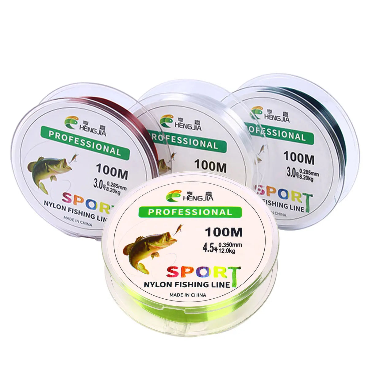 Lureswholesale® 100m Super Strong Green Color Nylon Fishing Line