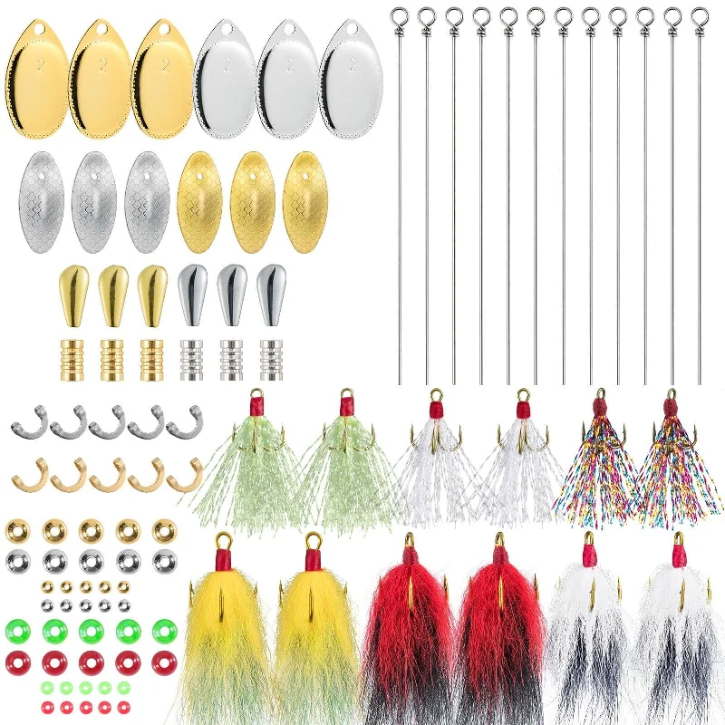 Dr.Fish 98pcs Spinner Making Kit