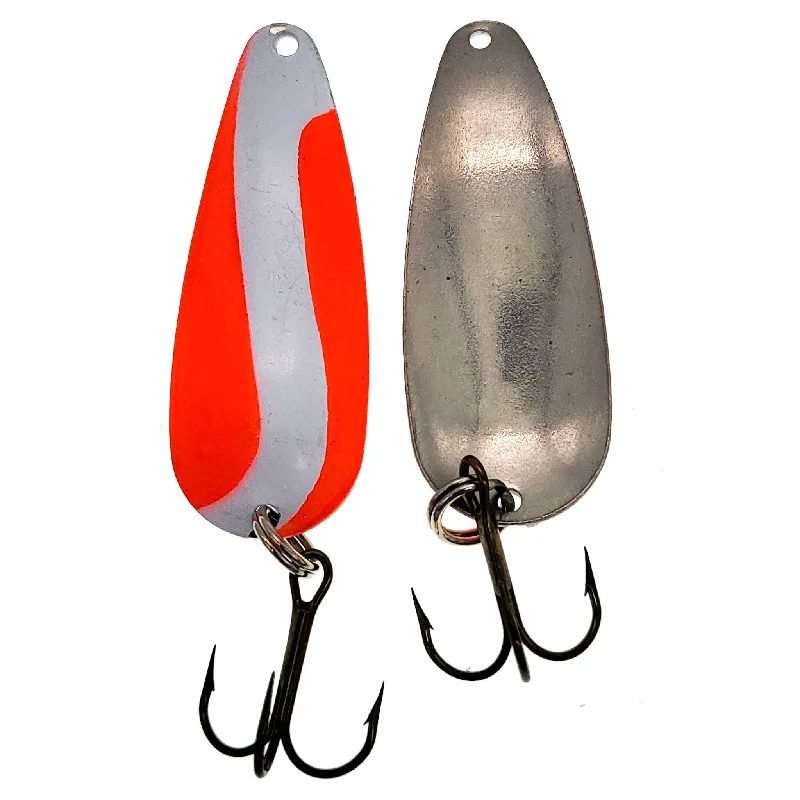 FAS Casting/Trolling Spoon Orange/White (Bulk)