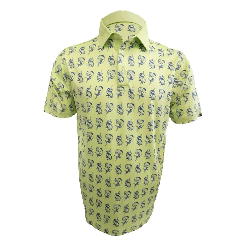 Patterned Performance Polo WITH REPEL X