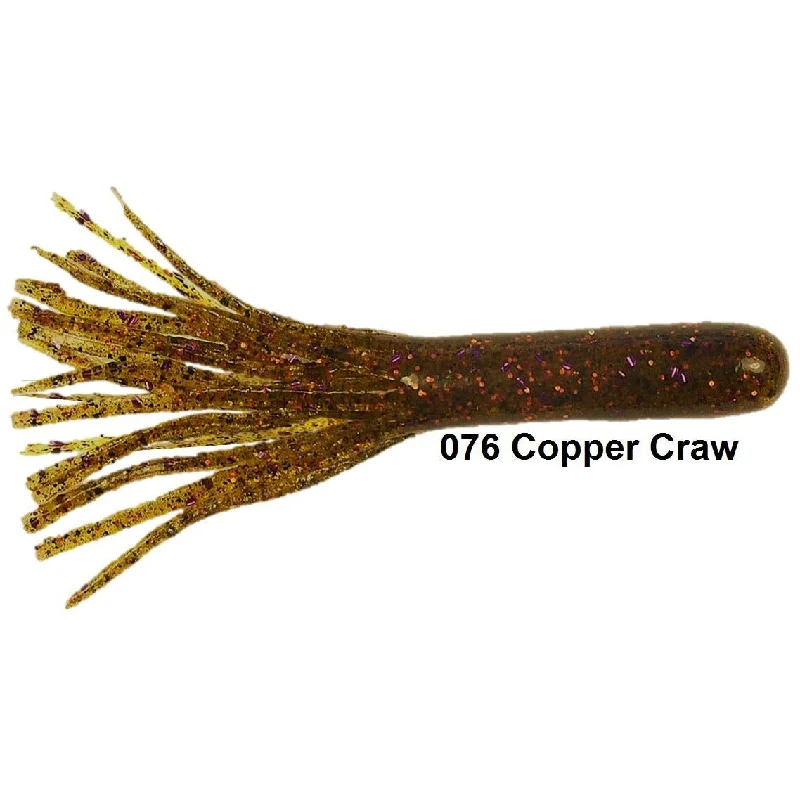 Gitzit Tournament Series Tubes 3.5" 2 Hooks Qty 4 Copper Craw