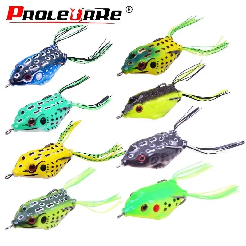 8Pc Proleurre Frog Topwater Lure Set