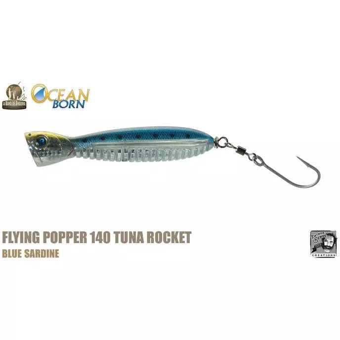 Ocean Born Flying Popper 140 Tuna Rocket 5-1/2" 3.5 oz.