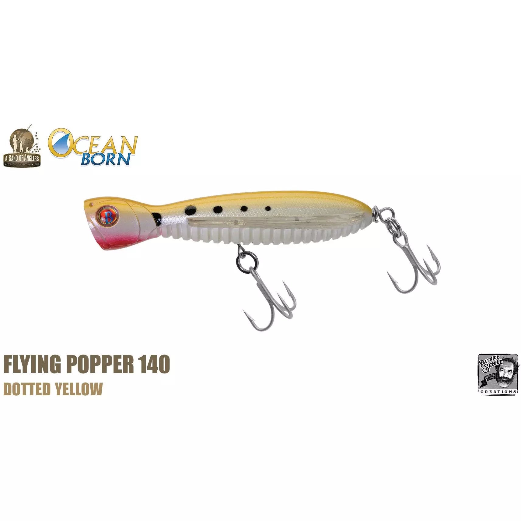 Ocean Born Flying Popper 140 Super Long Distance 5-1/2" 4 oz.