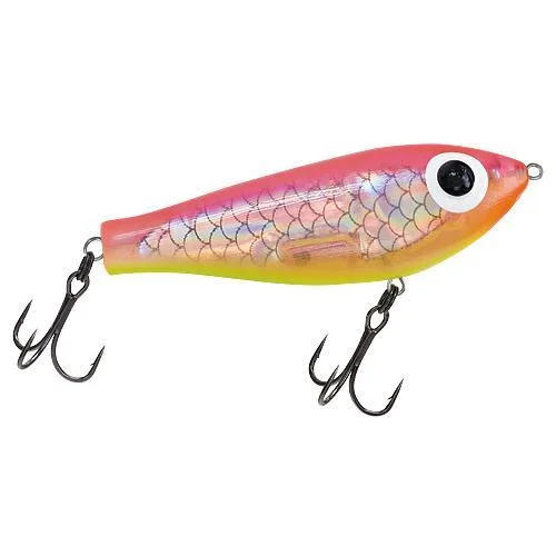 Pink Back Silver Insert Chartreuse Belly Orange Throat