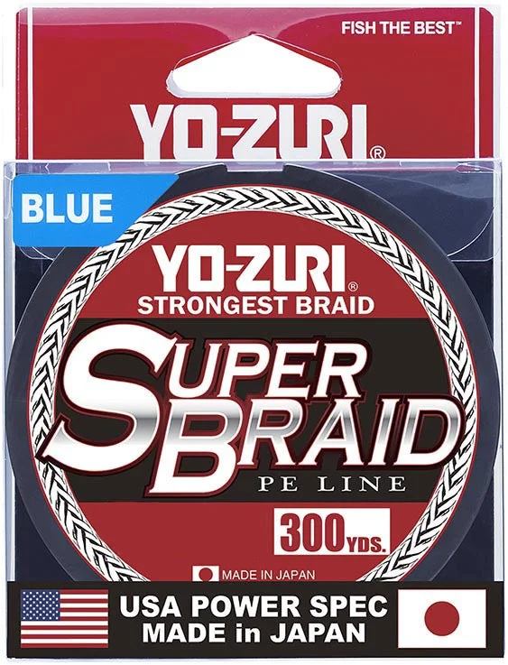 Yo-Zuri SuperBraid Blue - 300 Yard Spool