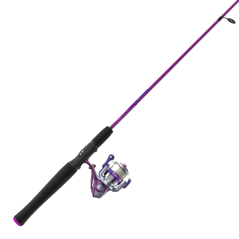 Zebco Purple Splash Spinning Combo