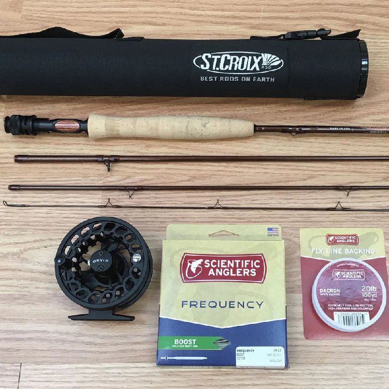 St. Croix Imperial 804-4 Trout Rod Outfit