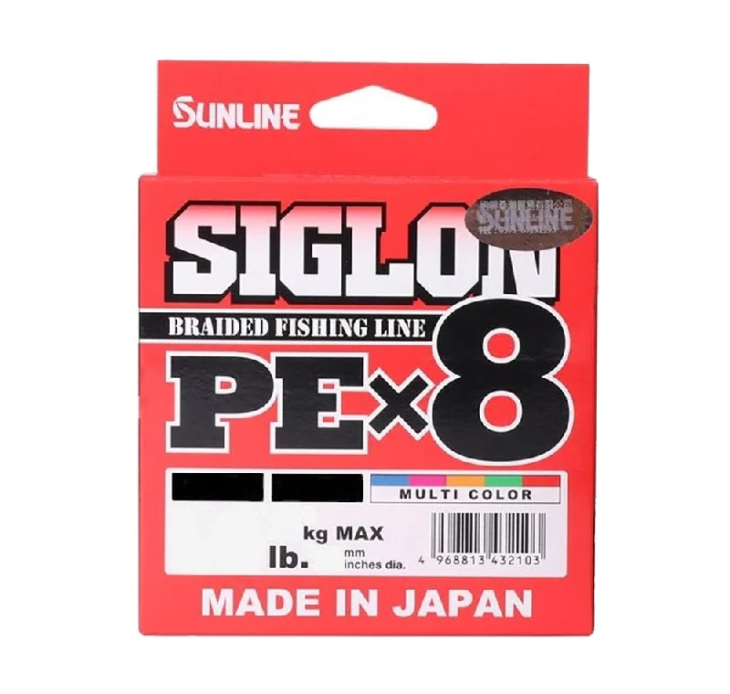 Sunline Siglon PE X8 Multi Colour Braided Fishing Line