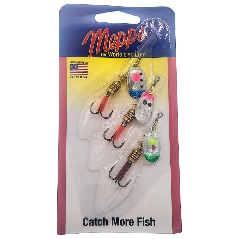 Mepps Pack Aglia Bait Series #1 Plain Qty 3