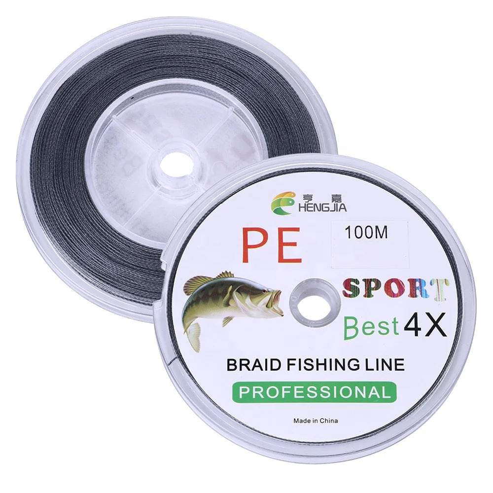 Lureswholesale®  4 strands 100 meters PE braided fishing line