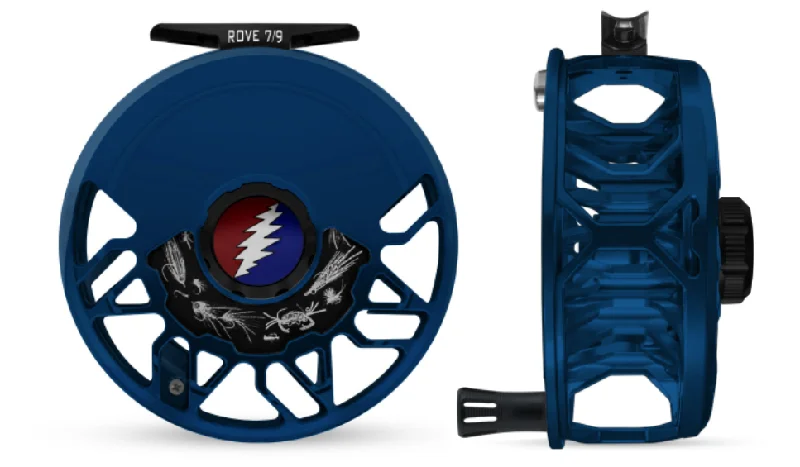 Abel Rove 7/9 Reel Deep Blue Grateful Dead Bolt