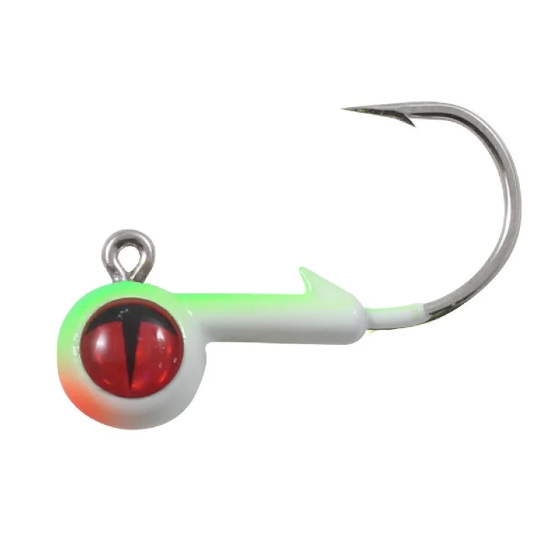 Northland Tackle Tungsten Short Shank Jig 3/8 Oz Qty 2 Glow Watermelon