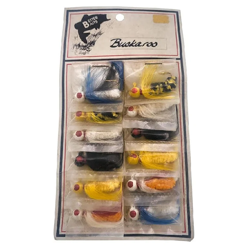 Better Baits Buckaroo Jigs 1/8 Oz Qty 12 Variety