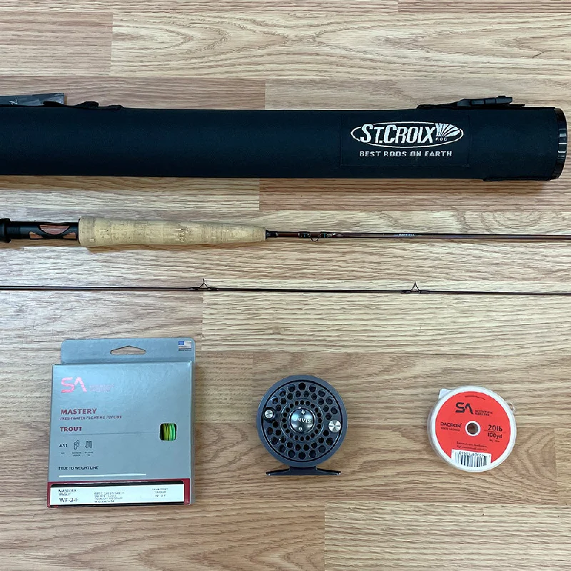 St. Croix Imperial 663-2 Fly Rod and Reel Outfit