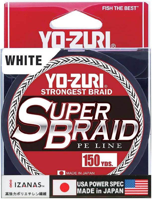 Yo-Zuri SuperBraid White - 150 Yard Spool