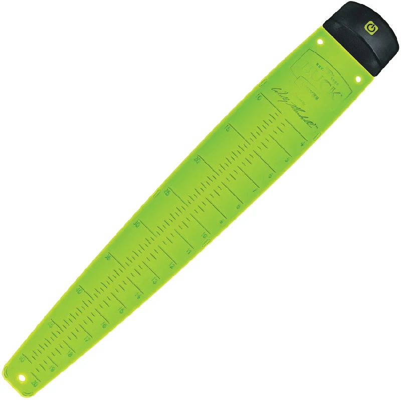 Buck Knives 22.75" LED Auto Timed Power Fish Ruler Green NRG Bump Board 97100