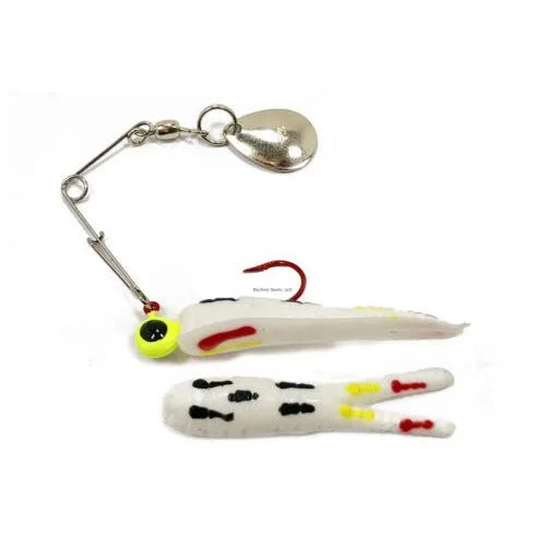 Betts Spin Bleeders Split Tail Value Pack 1/16 Oz White