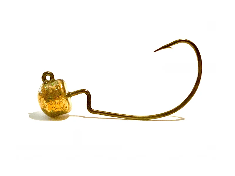 Copper Flakes EWG Ned Rig Jig Heads 3pk