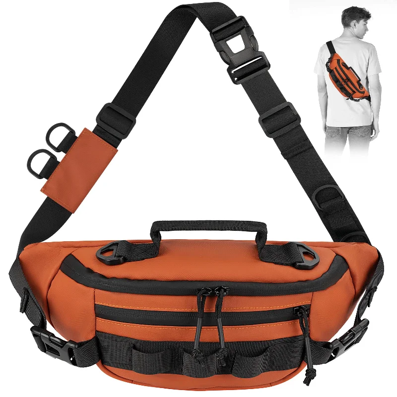 THKFISH Waterproof Fishing Tackle Bag Fanny Pack Waist Bag