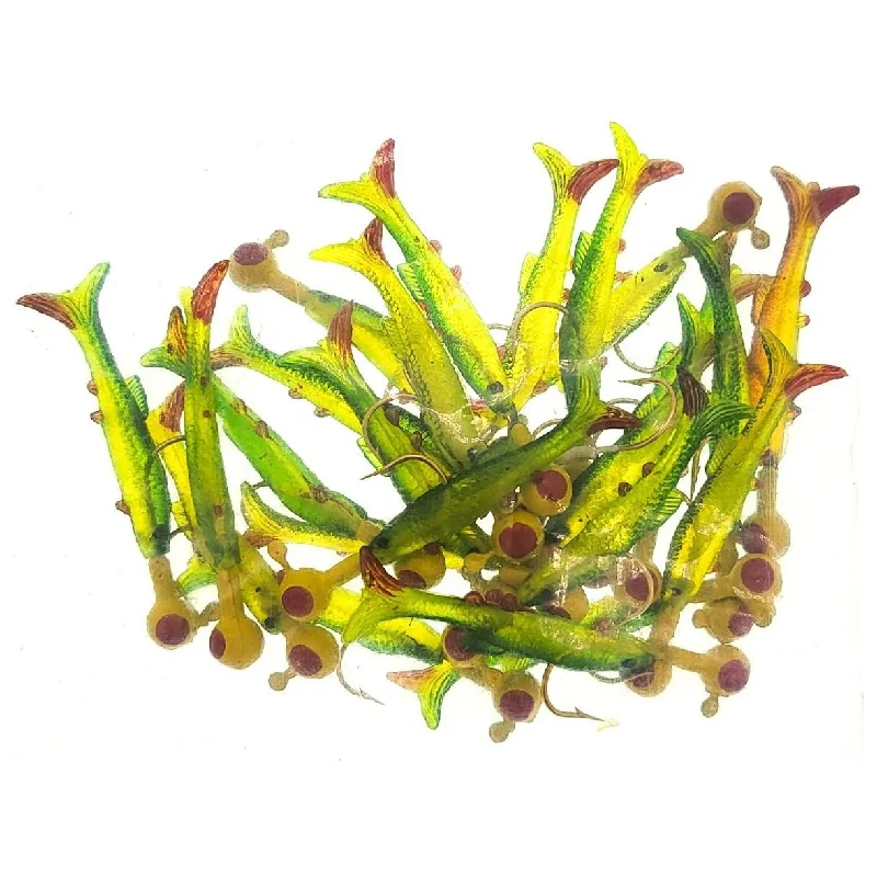 Better Baits Min-O-Jig 1/8 Oz Bulk Bag Of 13 Green Chartreuse