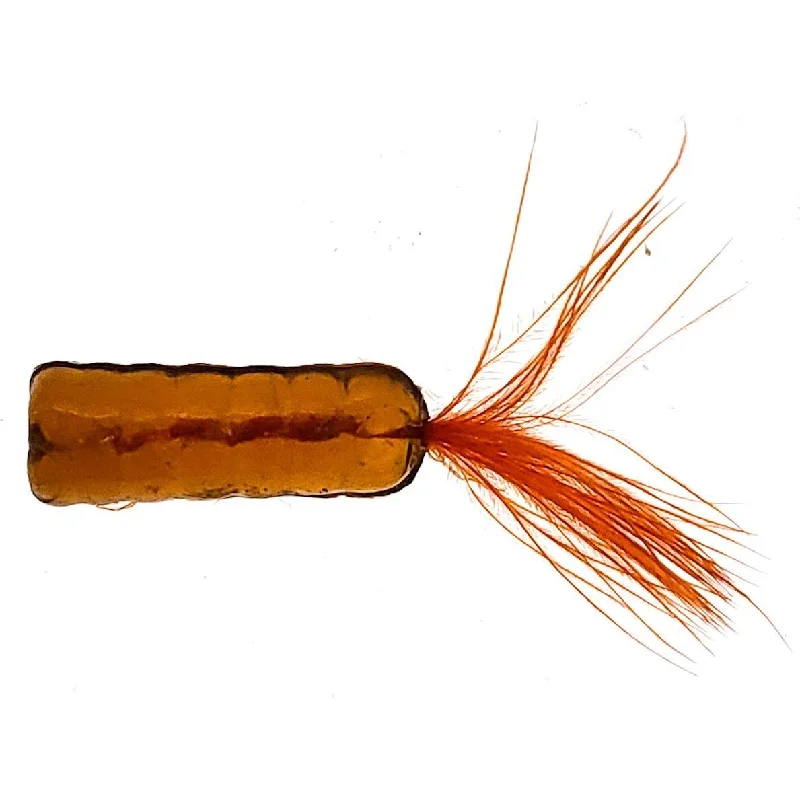 FAS Feathered Grub 3/4" Brown/Orange Qty 45