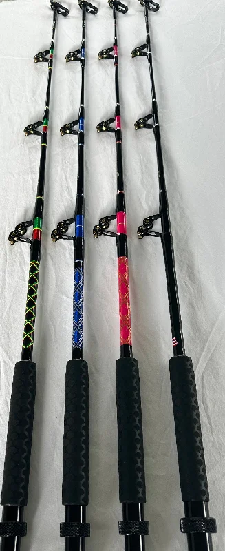 50 class #2 Butts - 4 and 3 Roller Hybrid Flex Series 50-130 stubbie Rods