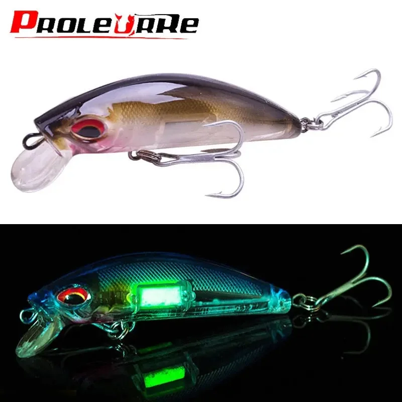 3D Luminous Crankbait for Night Fishing