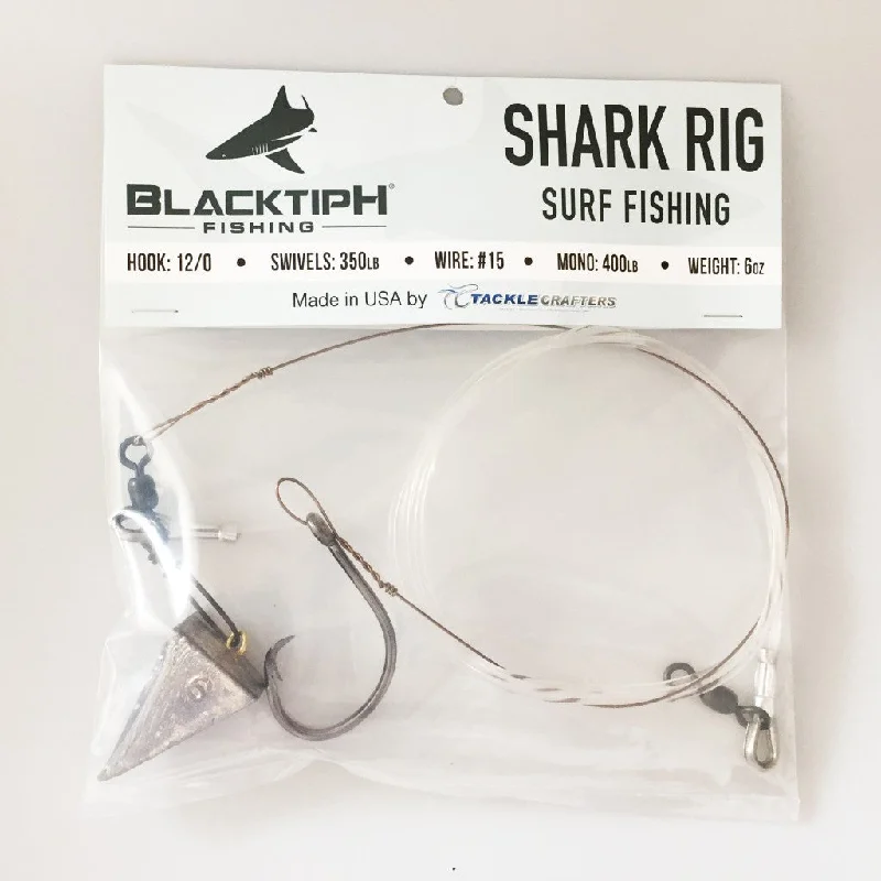 BlacktipH Surf Fishing Shark Rig with 12/0 Black Nickel Circle Hook