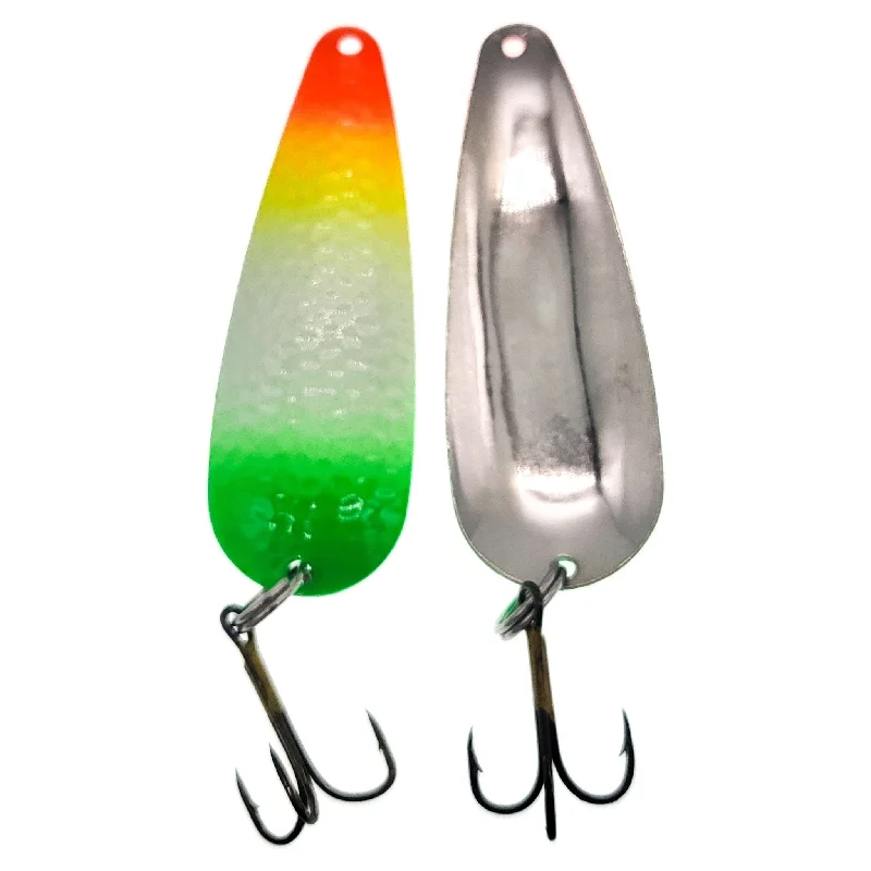 FAS Casting Spoons 3/4 Oz 3-1/4" Rasta (Bulk)