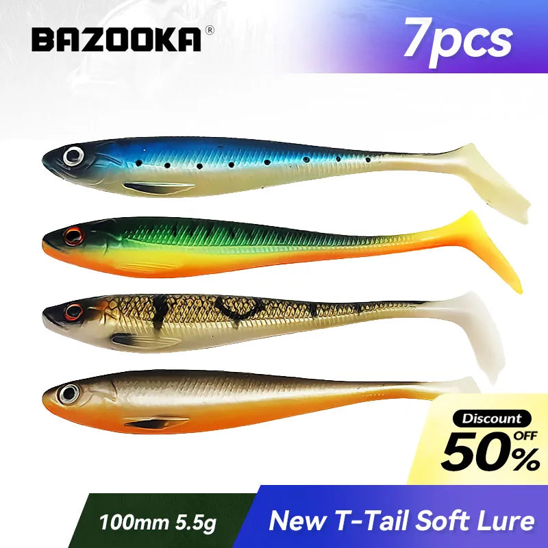 Bazooka Soft Baits Fishing Lure - Silicone Shad & Swimbait