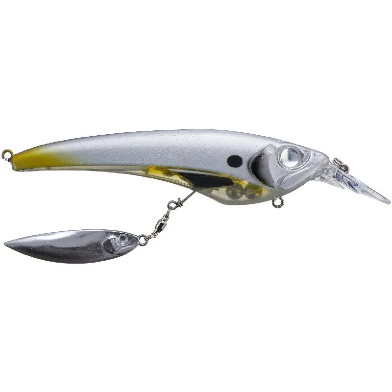 Lunkerhunt Boshi Blade Underspin Jerkbait 5/8 Oz 4.3' Chrome