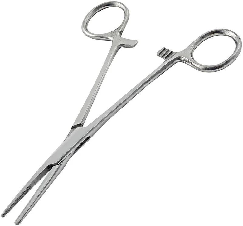 South Bend 5.5" Stainless Steel Self Locking Grip Forceps 110926