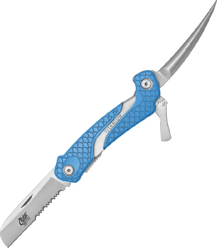 Camillus Cuda Marlin Spike Blue Titanium Bonded Multi-Tool Folder 18092