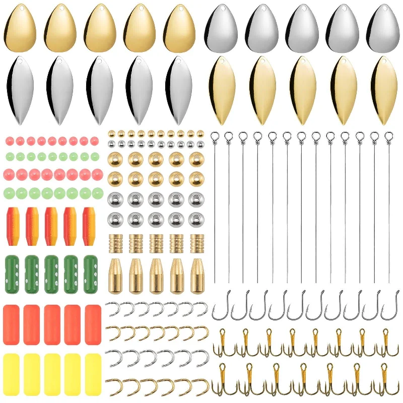 Dr.Fish 200pcs Inline Spinner Making Kit